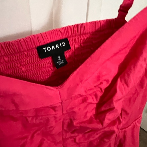 Torrid dress hot pink sz 2 - Picture 5 of 6